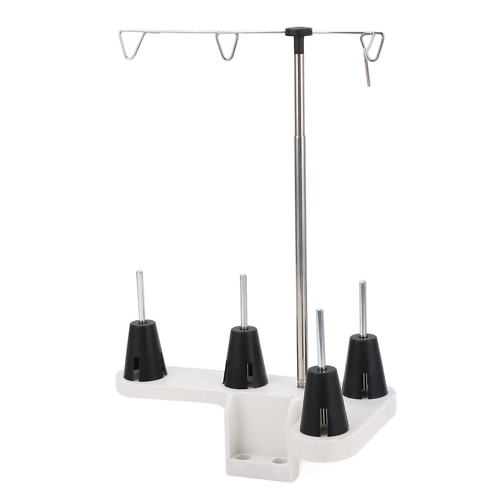 4 Spools Thread Holder Plastic and Stainless Steel Multipurpose Spool Stand for Household Sewing Mac