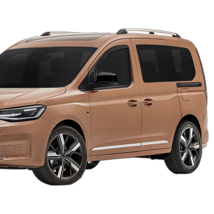 Déflecteurs d'air - SCOUTT - Volkswagen Caddy - Fumé - Acrylique renforcé - Installation facile