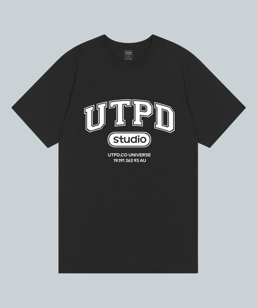 UNTAPPED STUDIO Utpd Signature Pure Cotton Big Oversized Short Sleeve T-Shirt 2 Colors