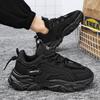 Modische Sneaker für Herren Hochwertiges Leder Freizeitschuhe Mesh Atmungsaktiv Sport Laufschuhe Plateau Tennisschuhe Zapatillas Hombre