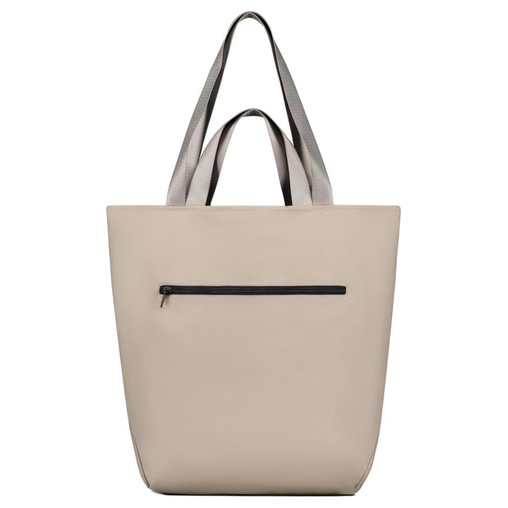 New Balance Foldable Solid Color Minimalist Versatile Fabric Tote Bag Unisex tote bags Wood-Brown LAB52416-SOT
