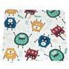 GINGER HOME Ensemble Table et 2 Chaises Enfant – Thème GHOSTS – Bois MDF et Pin – Pour Apprentissage, Jeu, Repas – Dès 3 Ans