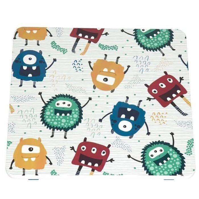 GINGER HOME Ensemble Table et 2 Chaises Enfant – Thème GHOSTS – Bois MDF et Pin – Pour Apprentissage, Jeu, Repas – Dès 3 Ans