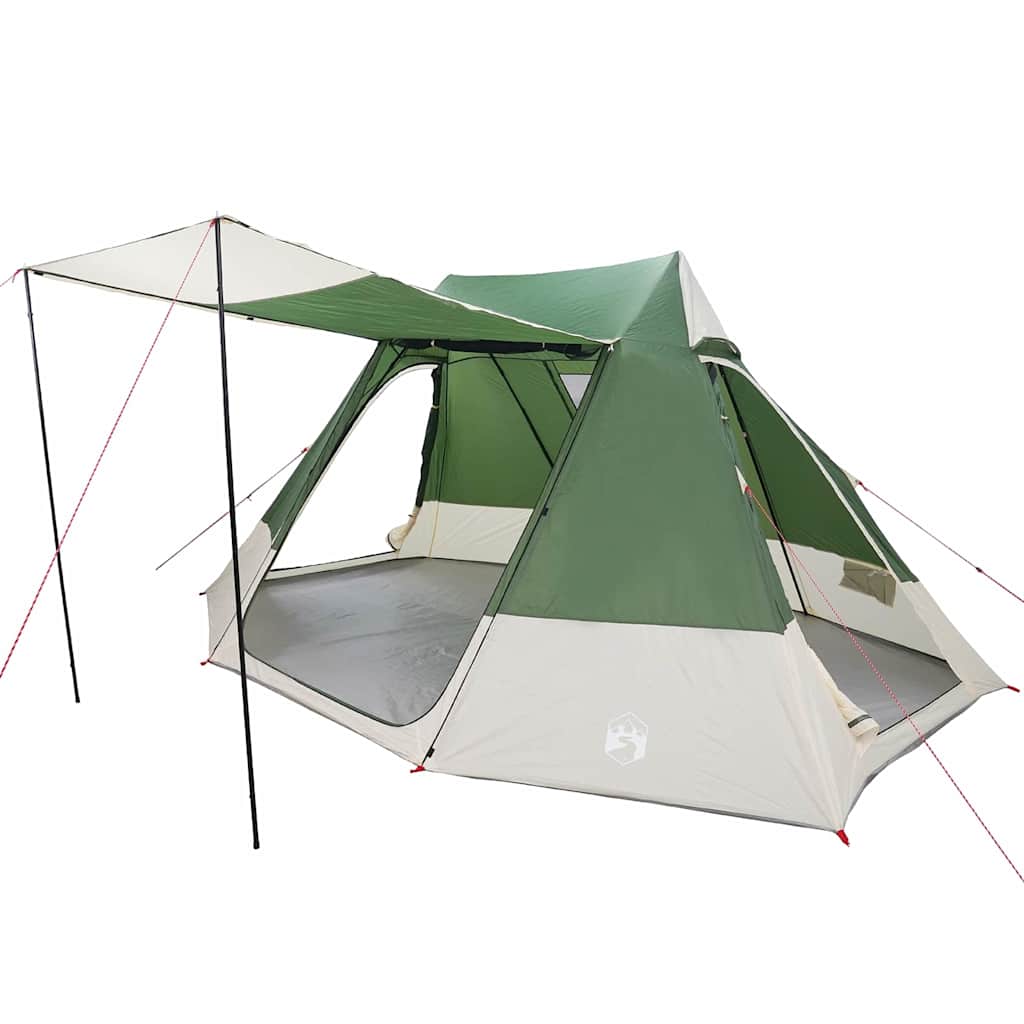 Camping Tent with Roof and Storage Green 482 x 360 x 227 cm Taffeta