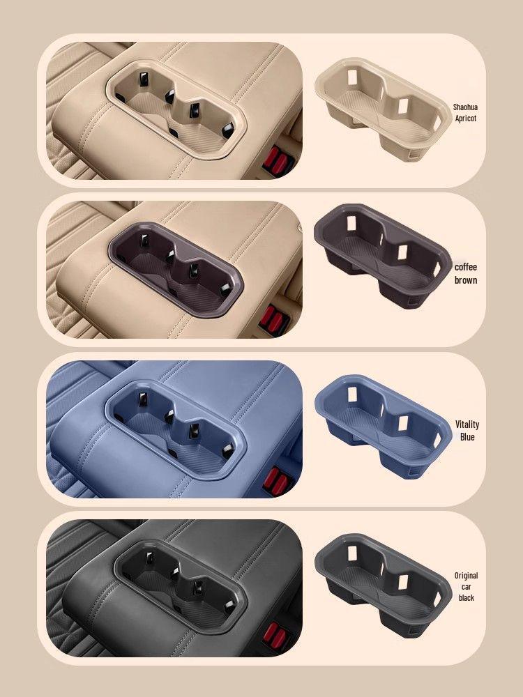 Xingyue L Rear Armrest Cup Holder Silicone Cover & Beverage Coaster