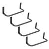 4Pcs Non-Slip Mattress Baffle Iron Holder Stoppers To Prevent Sliding for Wooden Bed Frame Mattress Retainer Bar