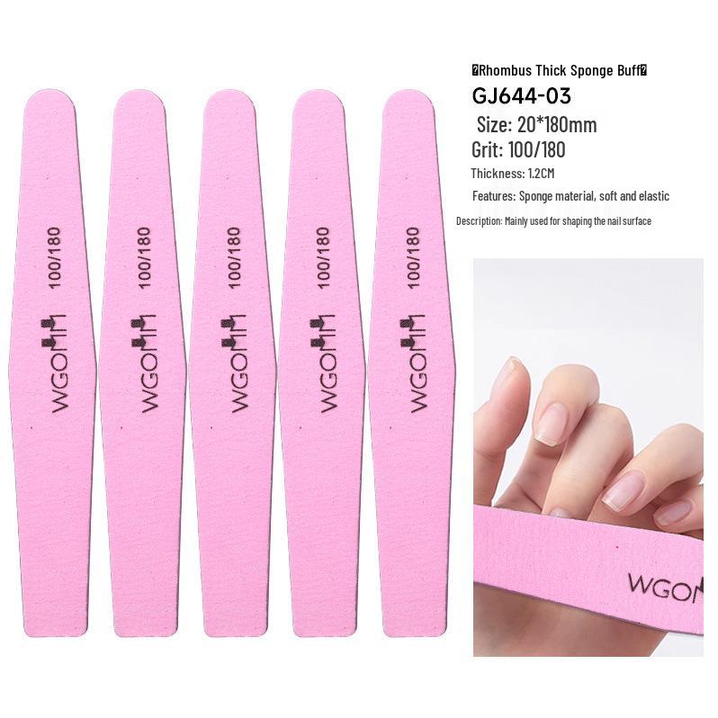 

Двусторонняя губчатая пилка для ногтей и полировочная полоска для салонов