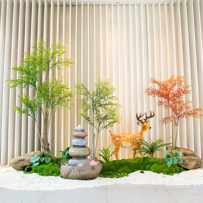 Large Artificial Cherry Blossom Tree for Indoor Display and Landscape Decoration