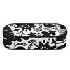 Pencil Bag Printed 300D Polyester Smooth Zipper with Main Pocket Mesh Layer and Removable Pen Divider for College and School Use