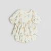 Carino Set Estivo per Bambina in Cotone Biologico Blusa + Pantaloncini Abbigliamento per Bambina Piccola