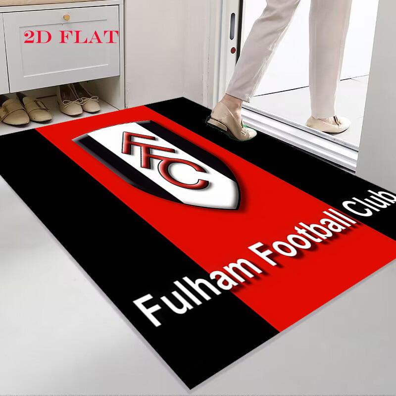 Fulham F Teppich für Wohnzimmer Schlafzimmer Zuhause Sofadekoration, Rutschfeste Bodenmatte für Kinder zum Spielen