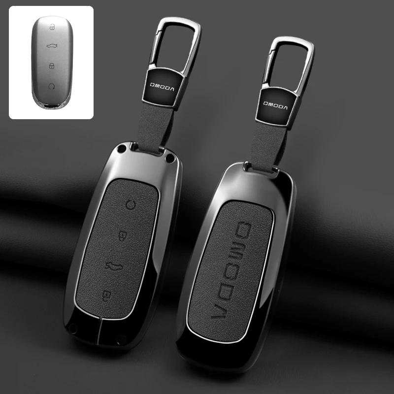 Zinc Alloy Car Key Case Cover Shell Holder Keychain Car Accessories, Fit For Omoda 7 C7 Shs Phev Protection Key Bag