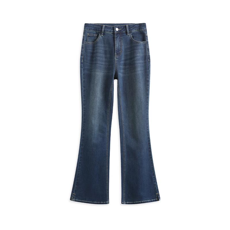 

Женские джинсы клеш слим-фит с высокой посадкой L