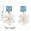 Exaggerated Acrylic Flower Earrings Temperament Ladies Stud Earrings Women Earrings  Spring Summer