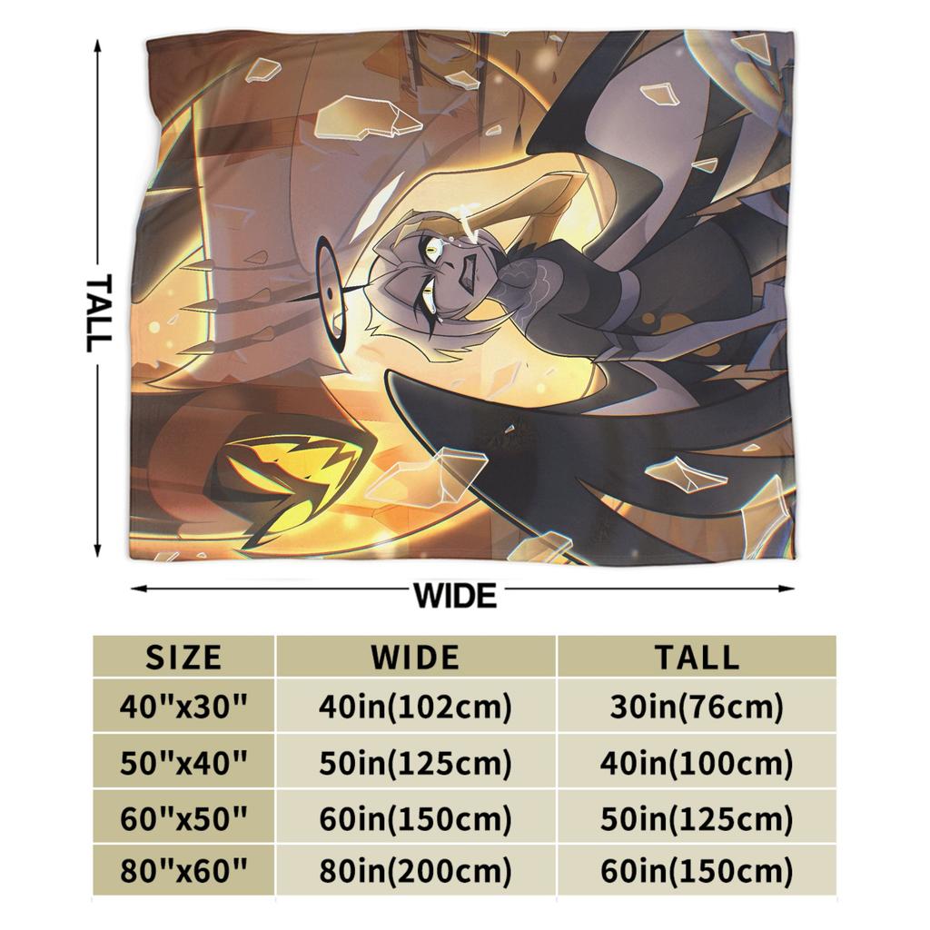 Hazbins Hoteling Game Blanket Quality Warm  Throw Blanket Winter Kids Adult Home Decor Funny Bedspread