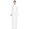 Herbst Neue Mode Temperament Langarm Elegant Falten Taille High-End Kleid