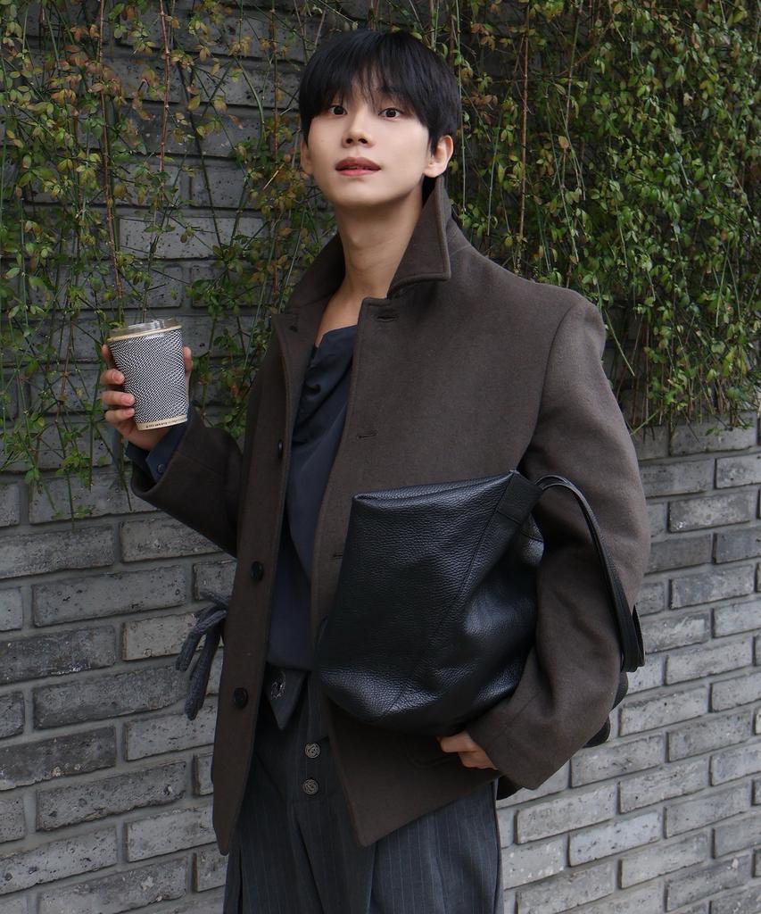 Mindbridge [On] Do Good_Cashmere Semi-Overfit Half Coat - 3 Colors