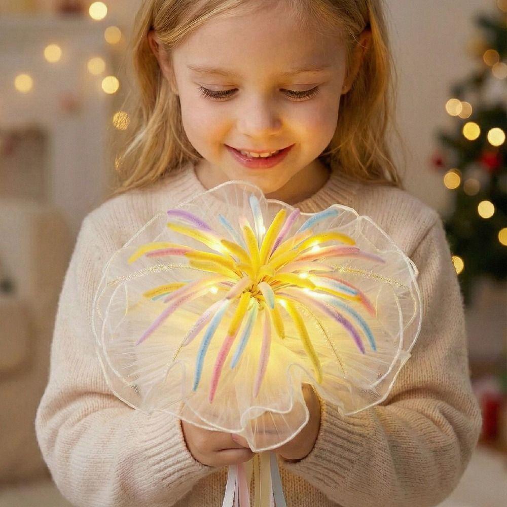 Romantic Twist Stick Bouquets Material Kit Unfinished Creative Bouquets DIY Material Package Colorful Funny LED Glow Bouquets