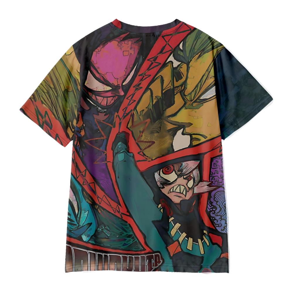 7 Colors New Summer Women Men's Short Sleeve GACHIAKUTA Cartoon Tshirts Fitness Clothing New Men Tee Shirt Cosplay T-Shirts