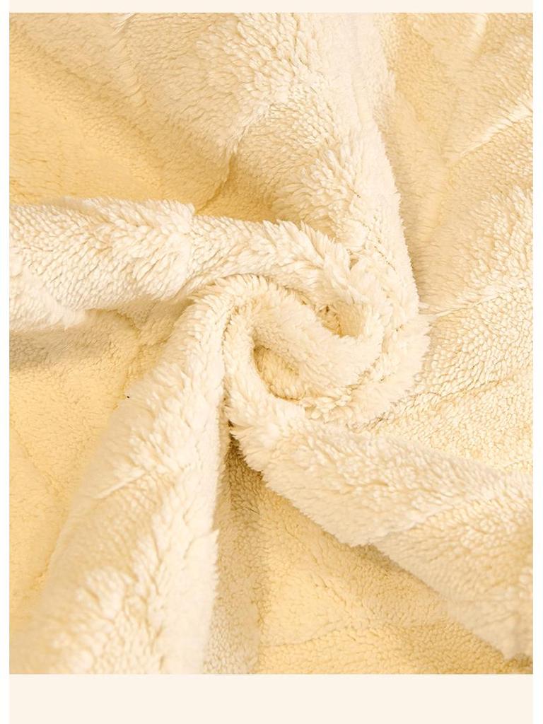 Plush Winter Non-slip Sofa Cushion Cover - Modern Minimalist Design for Living Room