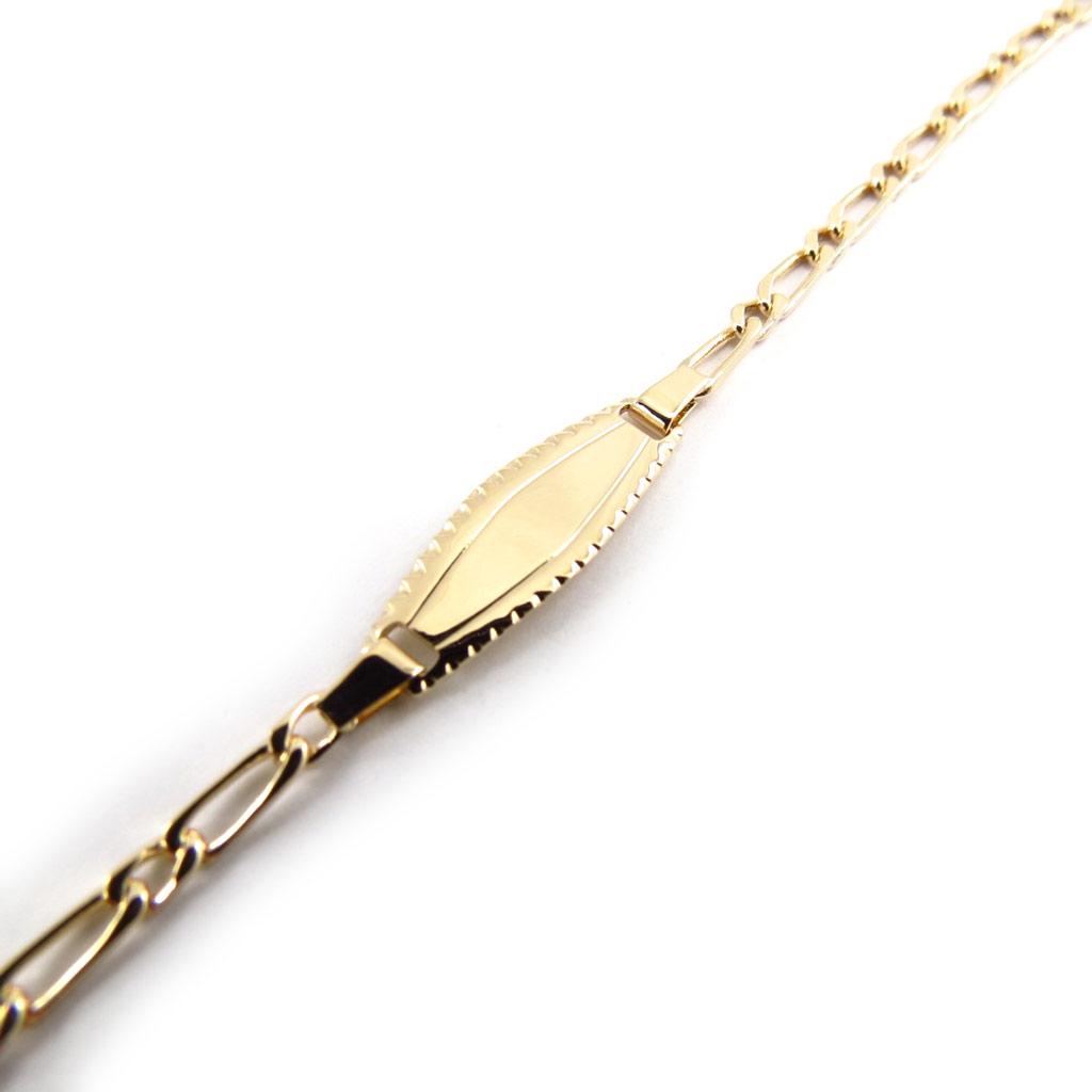 Les Trésors De Lily [K1023] - Pozlacený obrubníkový řetěz 'Bambino'