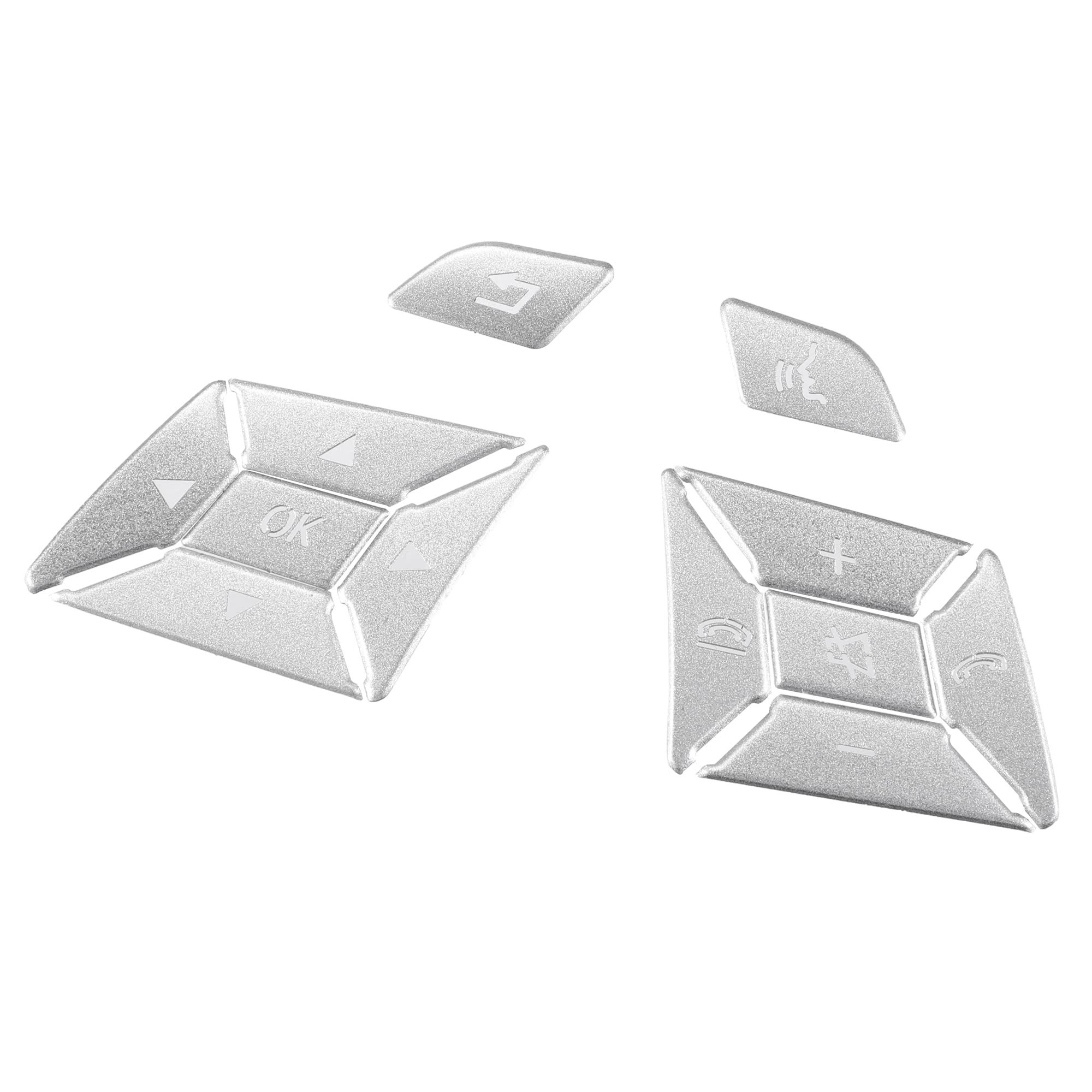 

Наклейка на кнопку рулевого колеса ABSOPRO для автомобиля, накладка, внутренняя отделка кнопки переключателя для серебряный