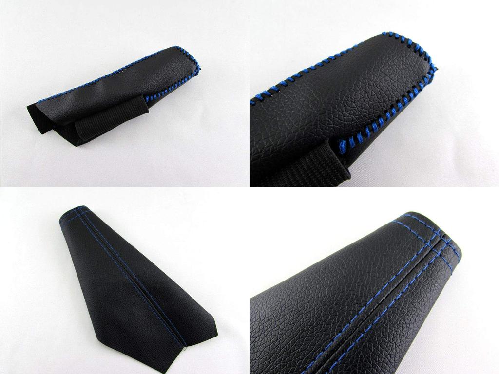 BRIGHTZ Jimny Sierra JB74W Handbrake Cover Set Blue Stitch Parking Brake Handbrake Grip JB JB74 B74 74 Jimny Sierra 32842 [INT-ETC-213]