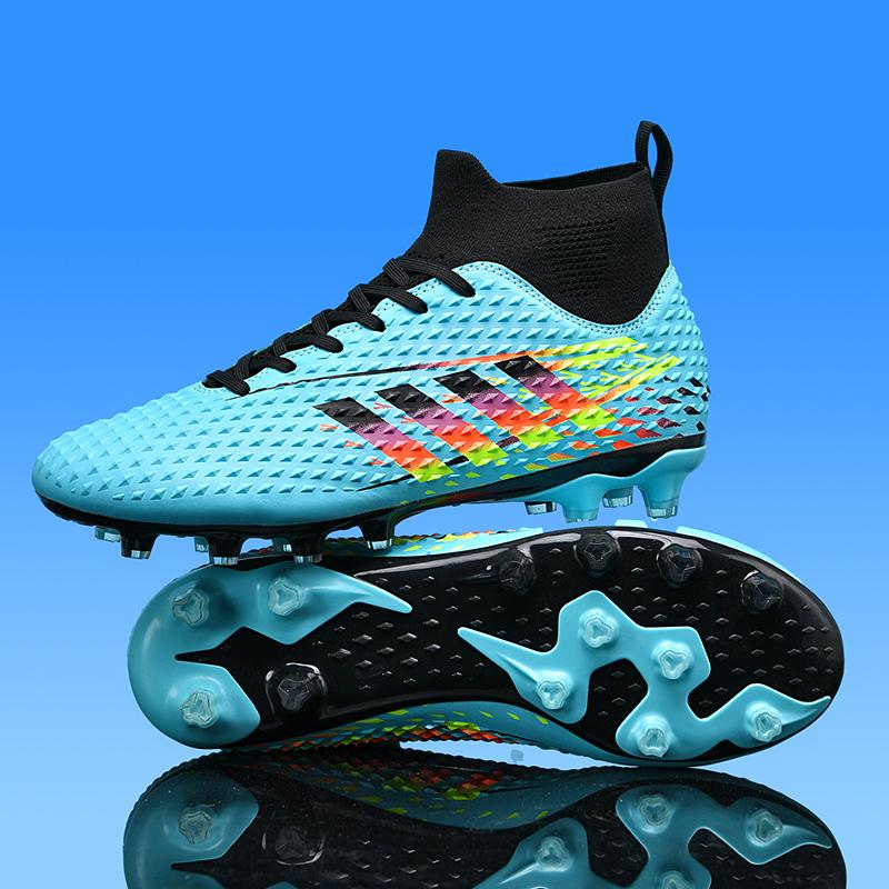 Fashion New High Top Breathable Men's Football Shoes Youth Football Boots Comfortable Sports Training Casual Men's Shoes Large Size