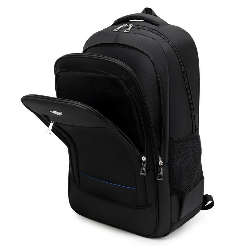 Computer bag fashion business travel backpack solid color large capacity casual versatile backpack