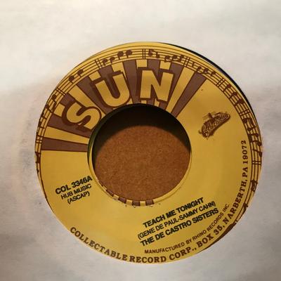 7-inch Single DE CASTRO SISTERS, SIL AUSTIN - Teach Me Tonight / Danny Boy COL3346 Collectables US Pop Gebruikt