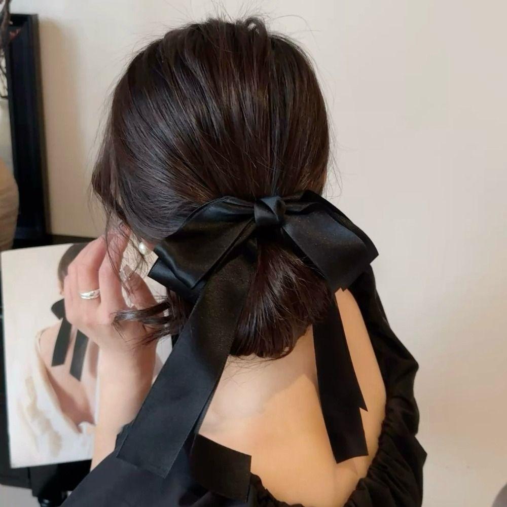 Large Bowknot Bow Hair Clip Barrettes Bow Top Clip Fashion Hair Bow Hairpin  Girls
