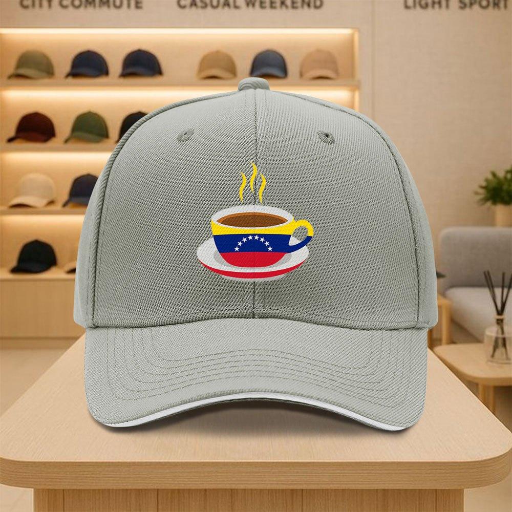 Venezuelan Coffee Cup Baseball Cap Polyester Outdoor Casual Sports Adjustable Hat