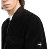 STONE ISLAND Compass Patch Corduroy Jacket Men Jacket Black 751511611-V0029