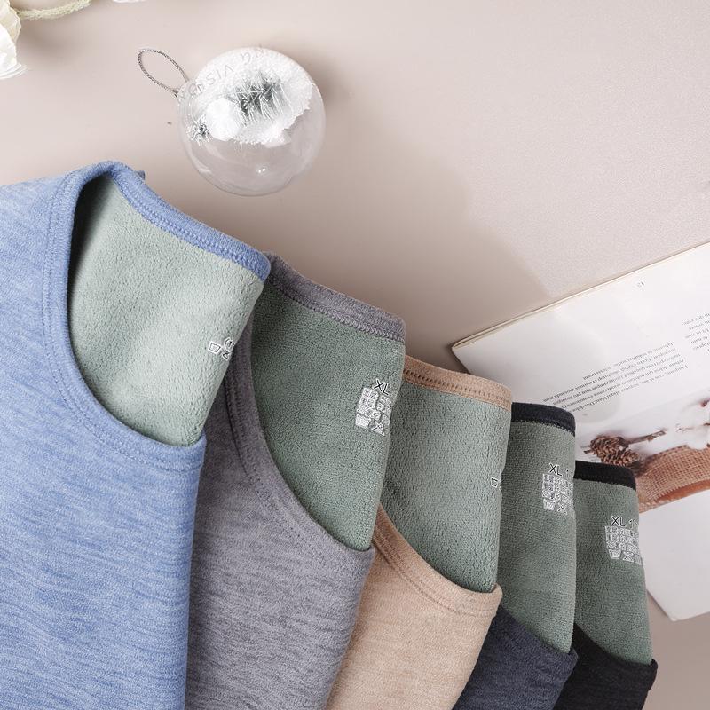 Men's Slim-Fit Fleece-Lined Vest: Warm, German Velvet Base, Sleeveless, Ideal for Autumn/Winter.