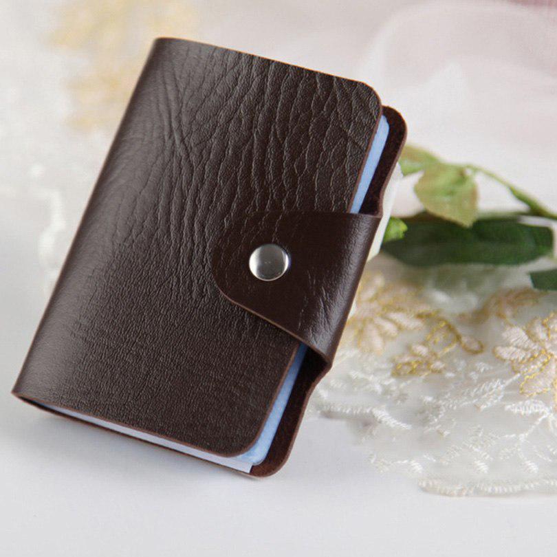 Leather Cards Holder Wallet Case Leather for Credit and ID Business 24 Cards Leather Cards Holder Wallet Case Leather for Credit and ID Business 24 Cards