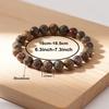 Festive Gifts Multicolor Natural Stone Beaded Bracelet Earthy Tone Fashion Jewelry For Men Women Daily Wear Gift