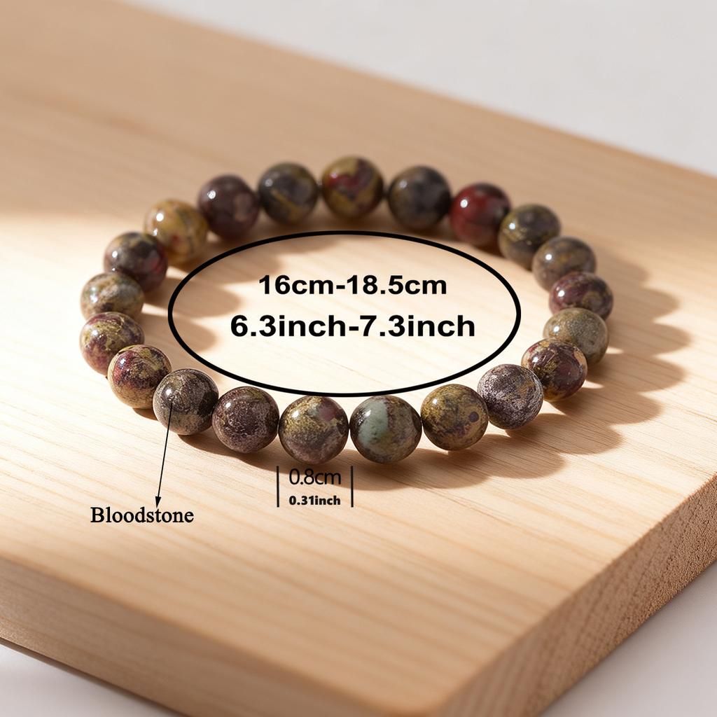 Festive Gifts Multicolor Natural Stone Beaded Bracelet Earthy Tone Fashion Jewelry For Men Women Daily Wear Gift