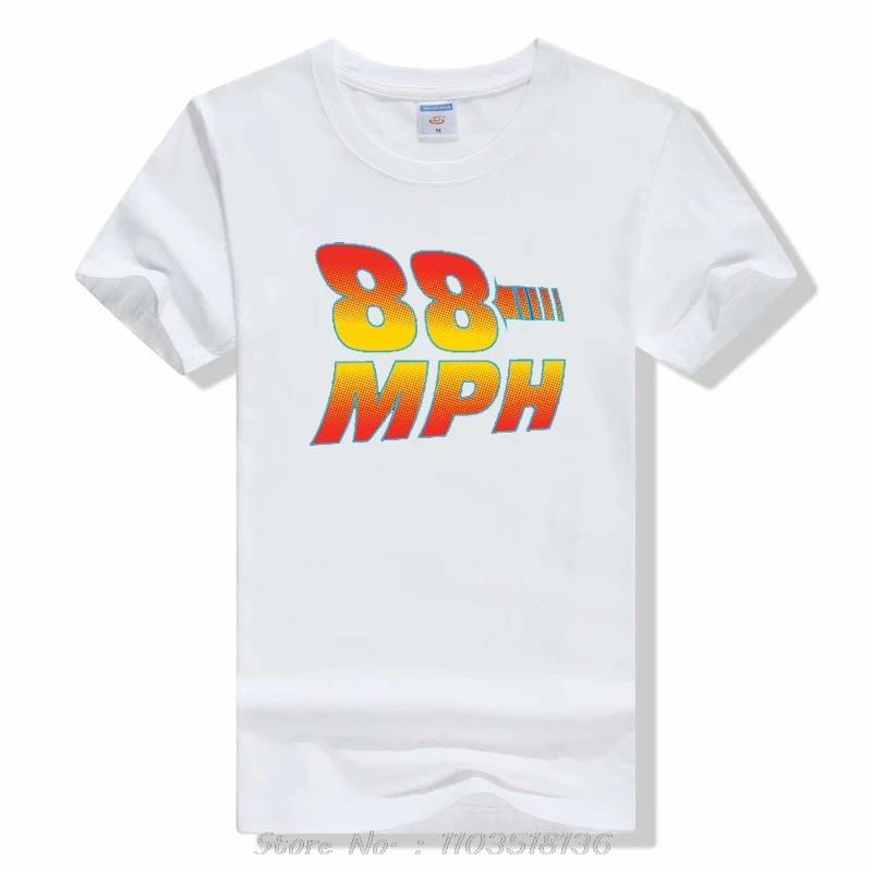 Back To The Future Pure Cotton Tshirt Summer Brand Tshirt Men Classic Movie Series Back To The Future Oneck Short Sleeve