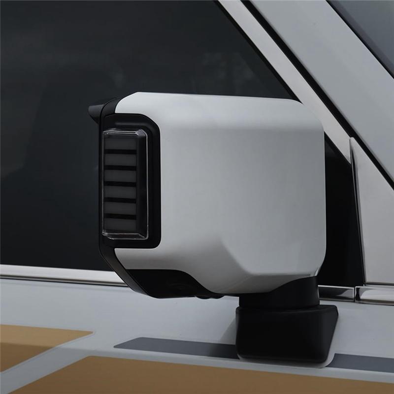 Поворотник в зеркале заднего вида Для Toyota Land Cruiser Prado 2024 2025 Автоаксессуары Smoked Black