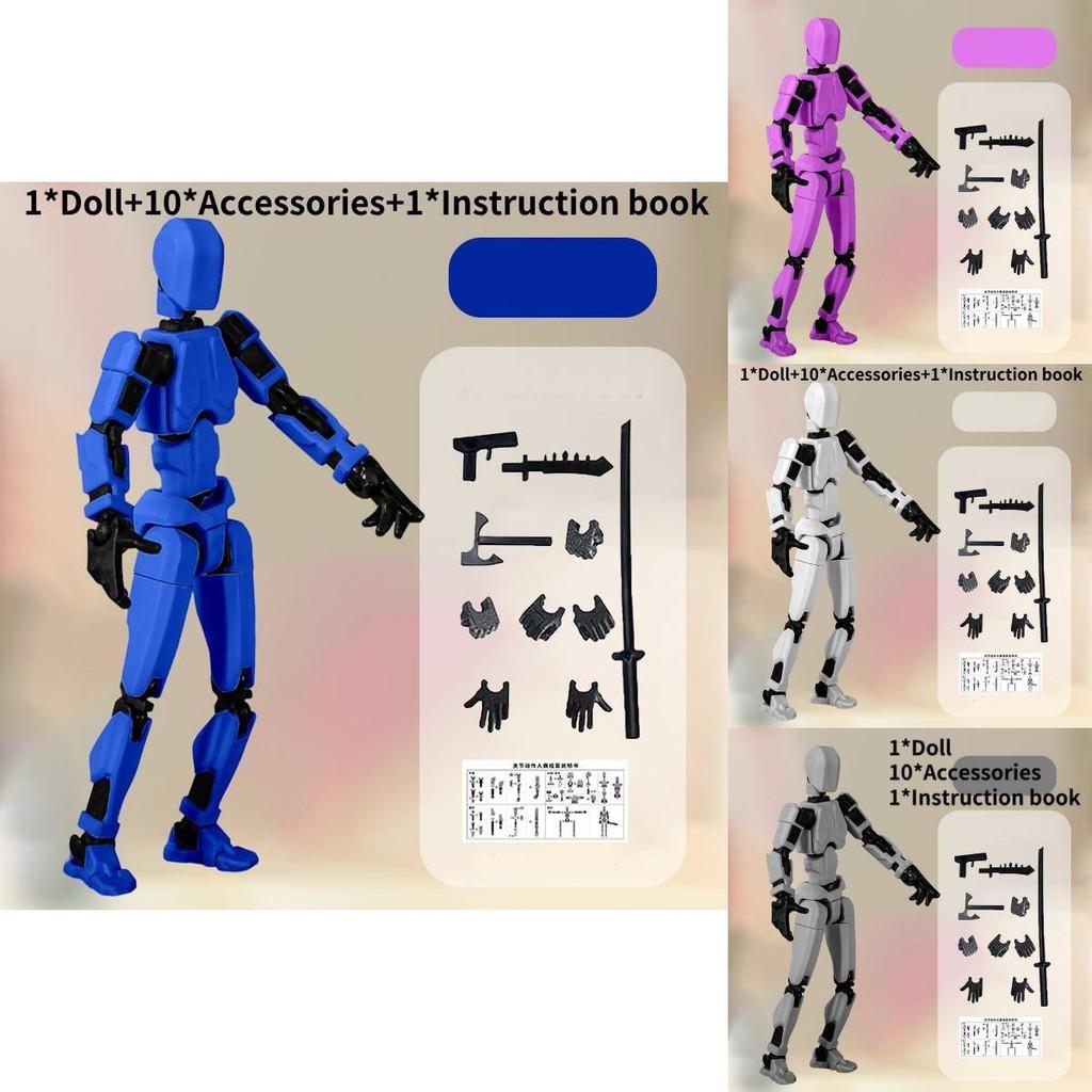 Lucky Jointed Doll Movable Action Figure For Stress Relief Ideal For Diy Projects