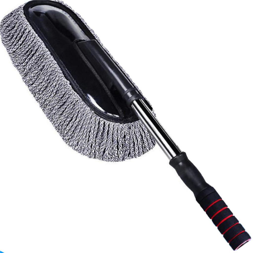 Car Washing Mop Scalable Handle Dust Remover Wax Brush Microfiber Auto Cleaning Kit Soft Hair Duster Brushes Wash Tool