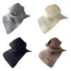 Scarf Collar For Women Knitted Scarf Men Women Turtleneck Collar Scarf Elastic