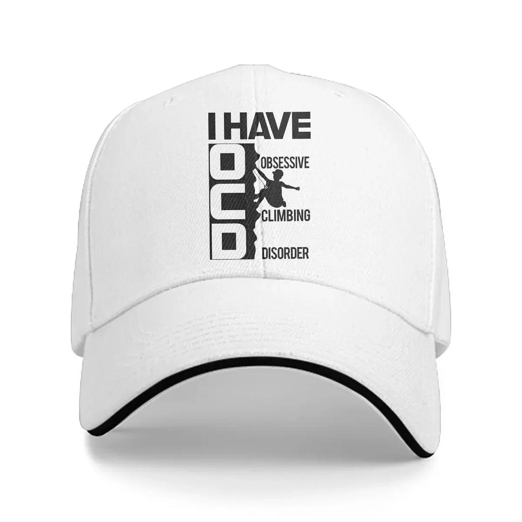 Pure Color Dad Hats Obsessive Climbing Disorder Unisexs Hat Sun Visor Baseball Caps Mountain Climber Peaked Cap