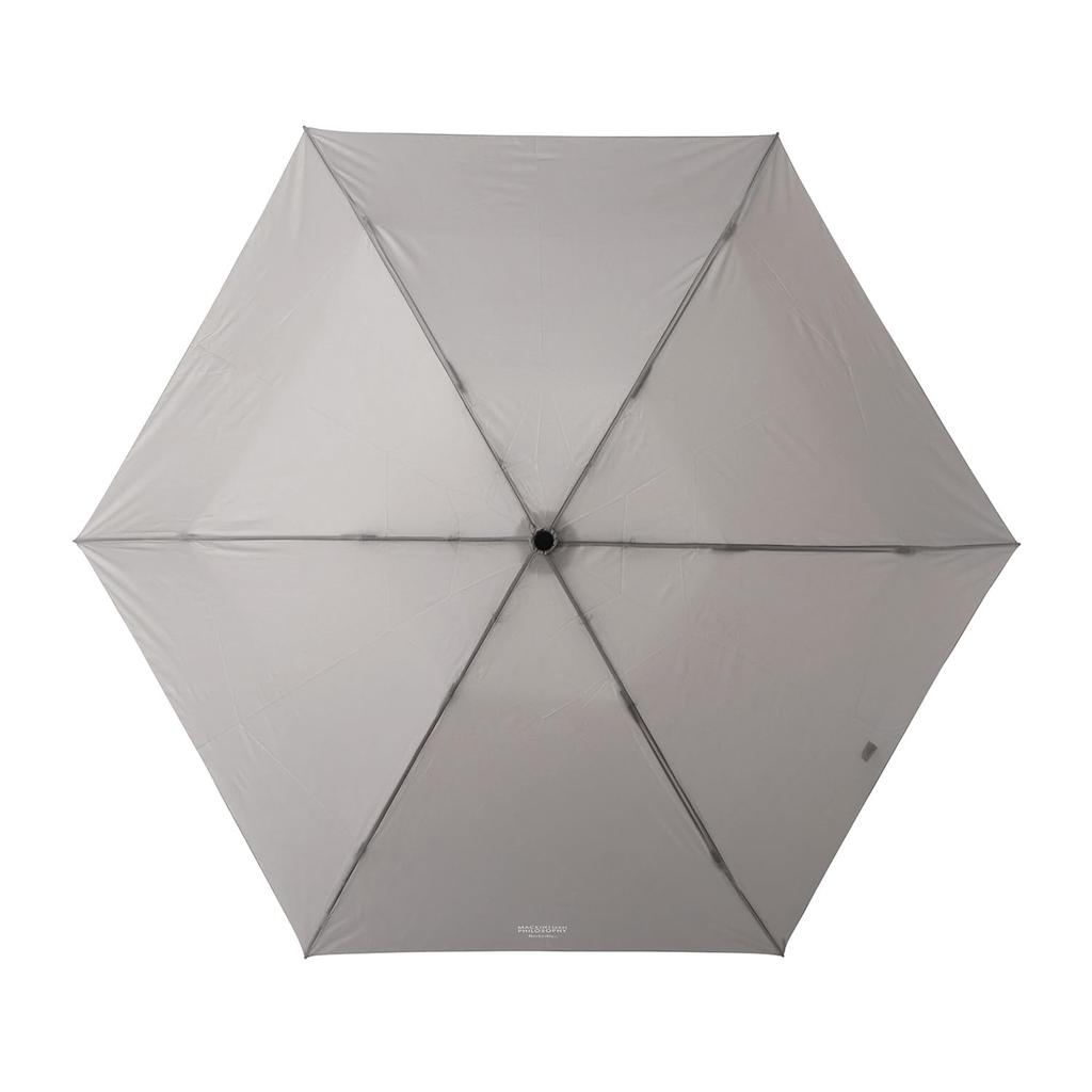 Moonbat Rain Folding Ultra Barbrella Light Gray [Mackintosh Philosophy] Umbrella, Umbrella, Lightweight, Plain, 55cm, 21-431-11073-02,