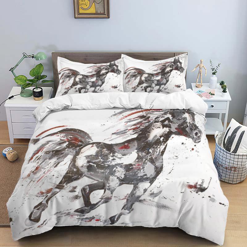 3D Bed set Beautiful Beach Bedding Bed Sets Modern Quilt Cover+pillowcases Winter California King Bedding Sets Jogo De Cama Bed