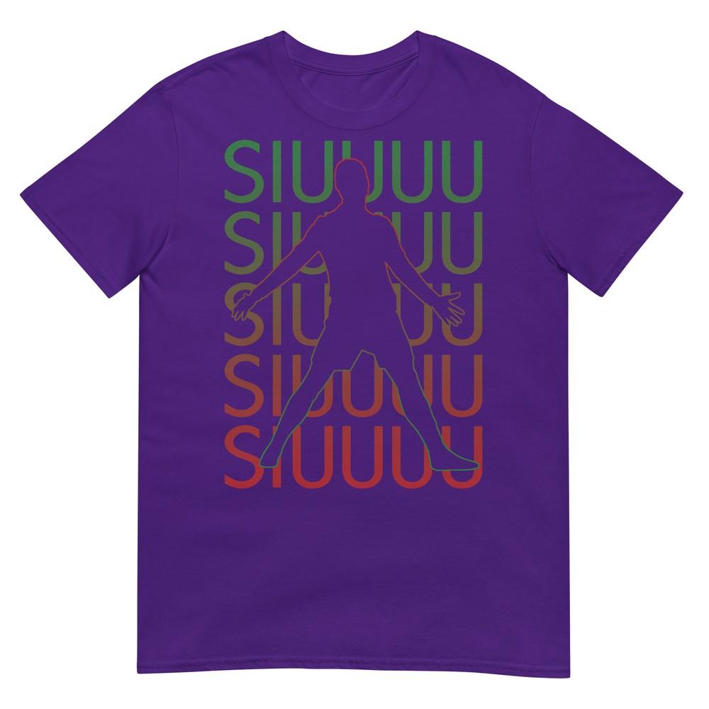 Siuuu Funny Soccer Football Boys Unisex Unisex Soccer Player Tshirt