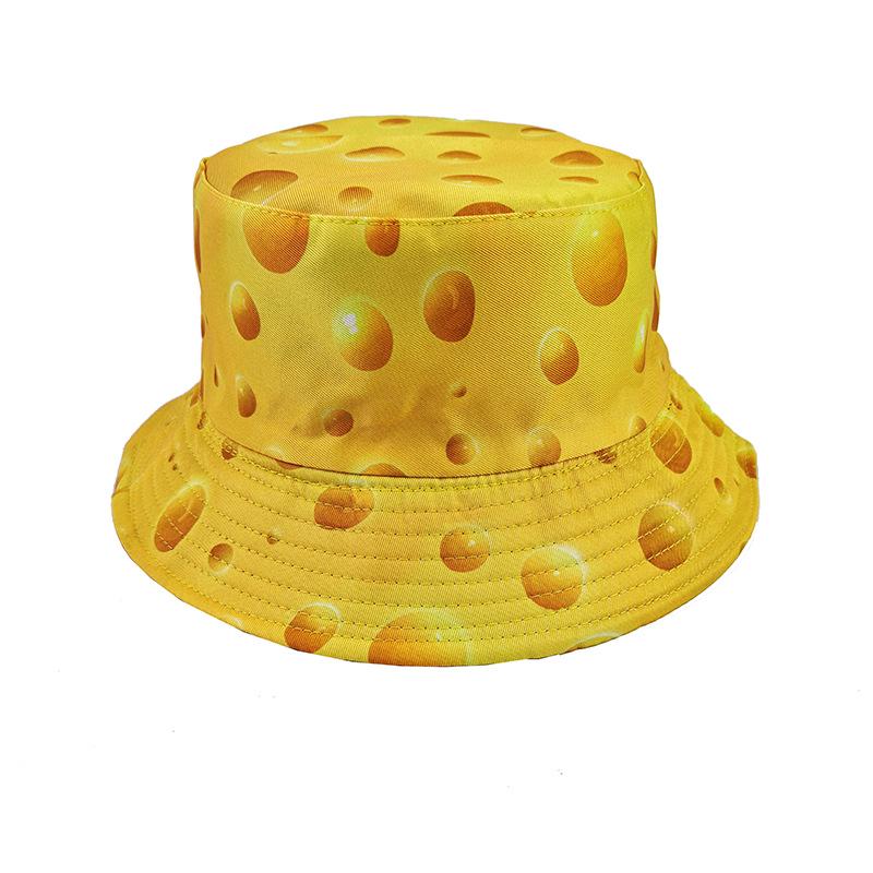 Retro Graffiti Double-Sided Bucket Hat for Men & Women - Versatile Outdoor Travel Sun Protection