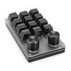 12 Key 2 Knob Programming Macro  Knob Keyboard Bluetooth-Compatible/Wired Red Switches for Gamers/Designers/Video Editor