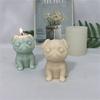Bulldog Candle Mold for DIY Crafting Aromatherapy Candle Wax Soaps Moulds Pug Chocolate Mould