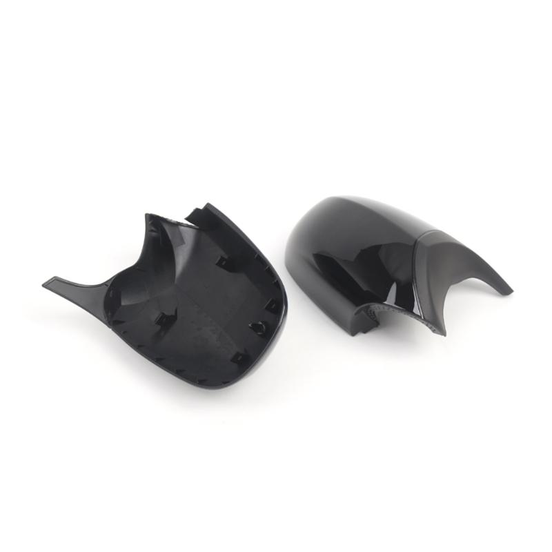 Horn Style Mirror Housing Bullhorn Design Side Mirror Cover 51167205291 51167205292 Replacements for E90 E91 E92 E93